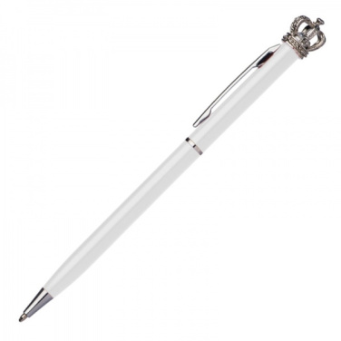 Logo trade promotional giveaways image of: Metal ballpen KINGS PARK