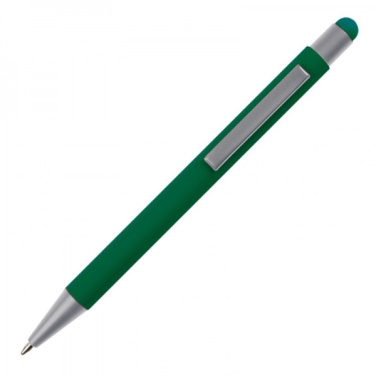 Logo trade promotional gift photo of: Metal ballpen touch pen soft touch SALT LAKE CITY