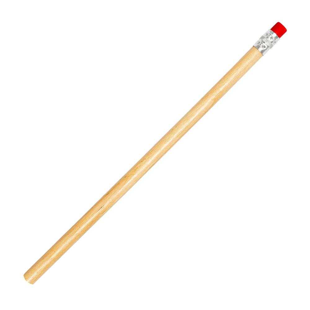 Logotrade promotional product image of: Pencil with eraser HICKORY