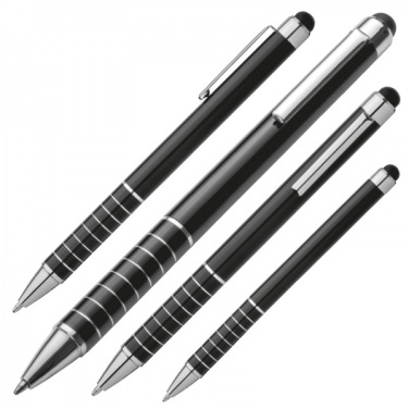 Logotrade promotional giveaways photo of: Metal ballpen with touch pen LUEBO