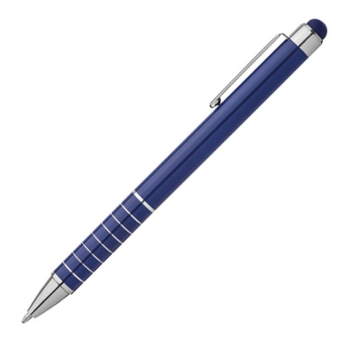 Logotrade promotional products photo of: Metal ballpen with touch pen LUEBO
