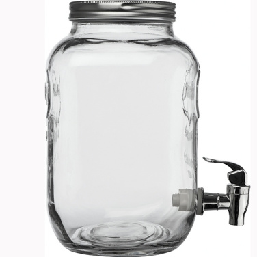 Logotrade promotional gift image of: Set drink dispenser and glasses ACAPULCO