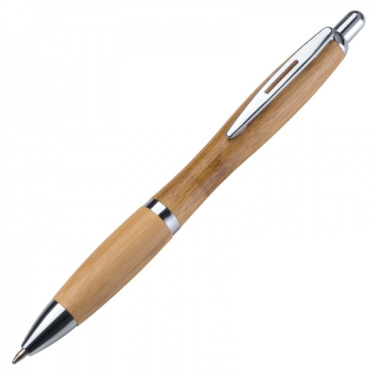 Logo trade corporate gift photo of: Wooden ballpen BRENTWOOD