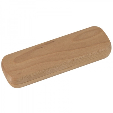 Logotrade promotional giveaway image of: Wooden writing set ballpen and roller INDIANAPOLIS
