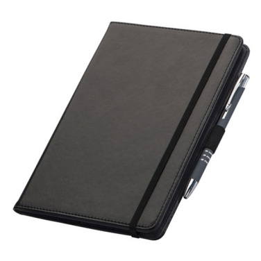 Logo trade promotional giveaways picture of: A5 Note book PERUGIA