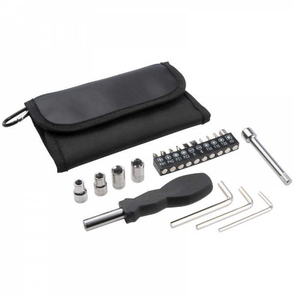 Logo trade business gifts image of: Multitool set ESSEX