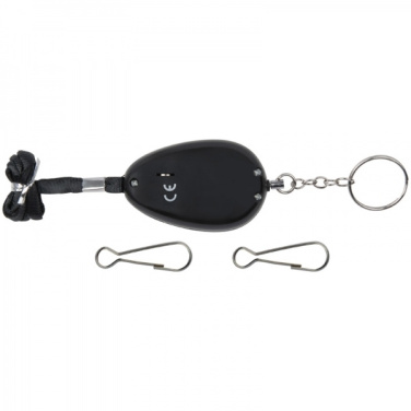 Logo trade promotional gifts picture of: Keyring with alarm function OVADA