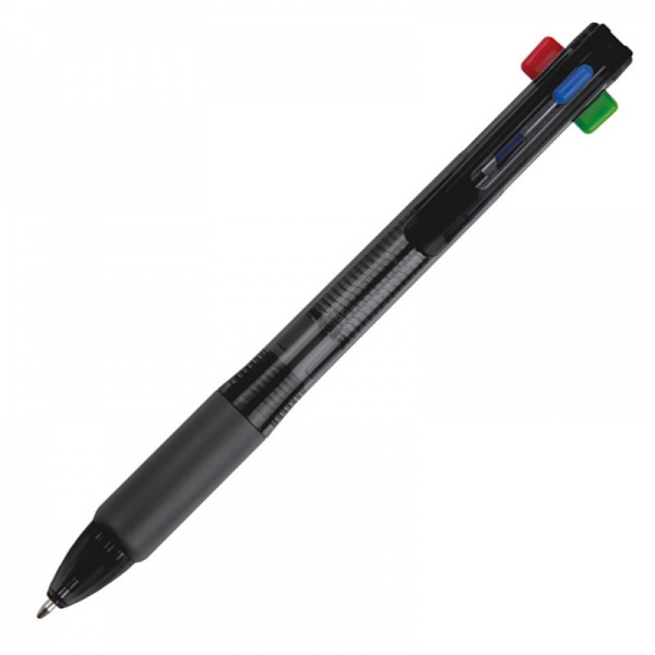 Logotrade promotional gift image of: Plastic ballpen 4in1 NEAPEL