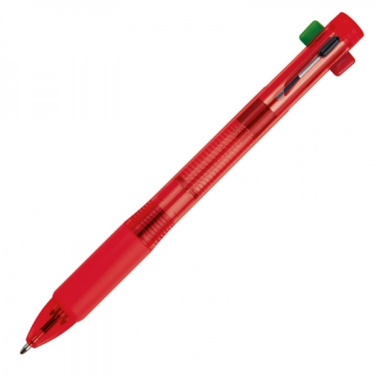 Logotrade promotional product picture of: Plastic ballpen 4in1 NEAPEL