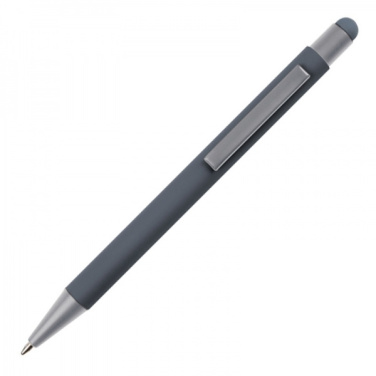 Logotrade promotional gift picture of: Metal ballpen touch pen soft touch SALT LAKE CITY