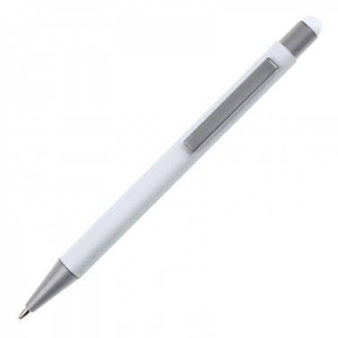 Logotrade promotional gift image of: Metal ballpen touch pen soft touch SALT LAKE CITY