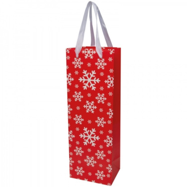 Logo trade advertising products image of: Wine bag in Christmas design LAPLAND
