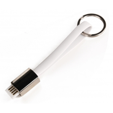 Logotrade promotional merchandise image of: Data transfer cable and keyring