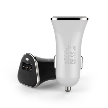 Logo trade promotional merchandise picture of: Car charger (Qualcomm Quick Charge 3.0)