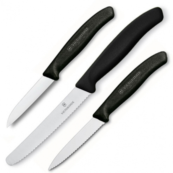 Logo trade business gift photo of: Set of 3 SwissClassic knives Victorinox