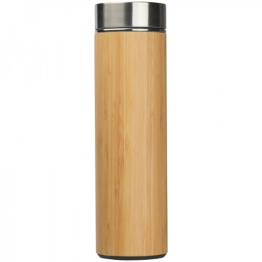 Logo trade promotional merchandise photo of: Stainless steel bottle VALDEMORO 550 ml