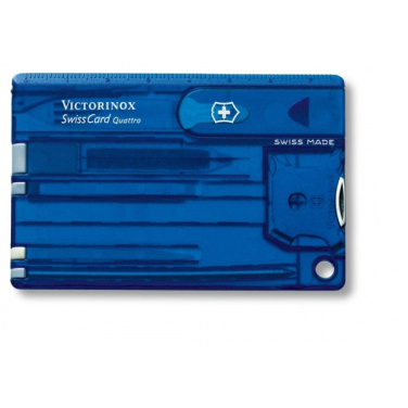 Logo trade promotional giveaways picture of: SwissCard Quattro Victorinox