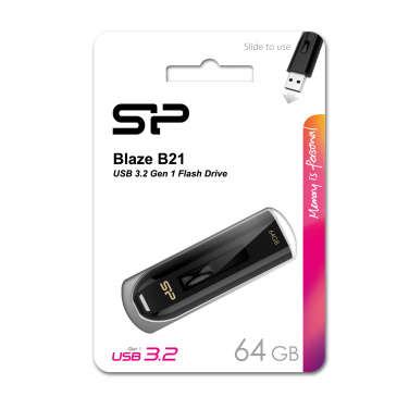 Logo trade promotional products picture of: Pendrive Silicon Power Blaze B21 3.1