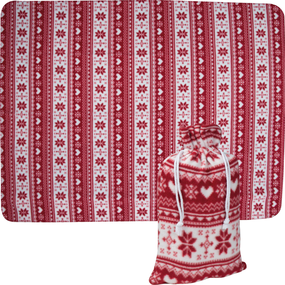 Logotrade business gift image of: Christmassy blanket DEBRECEN
