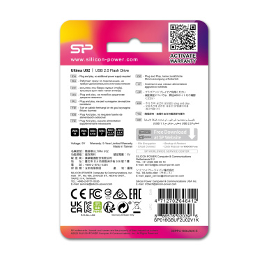 Logotrade promotional item picture of: Pendrive Silicon Power Ultima U02 2.0