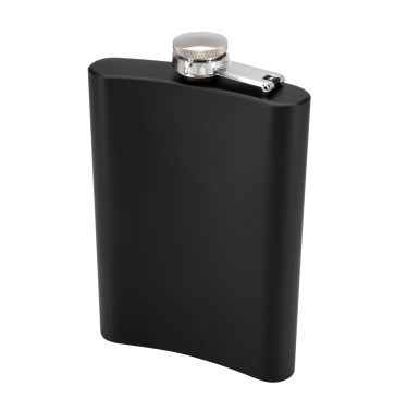 Logotrade promotional merchandise image of: Hip flask OLYMPOS Schwarzwolf
