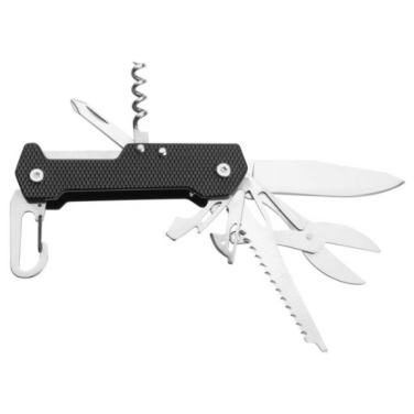 Logo trade promotional merchandise picture of: Pocket knife NEMRUT Schwarzwolf