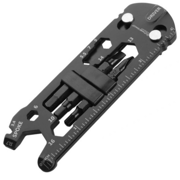 Logo trade promotional giveaways image of: Bike tools INARI Schwarzwolf