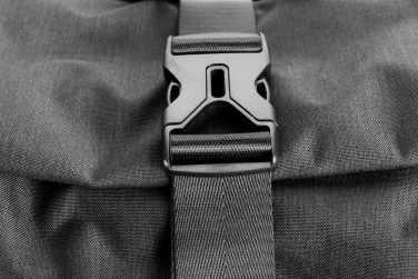Logotrade promotional giveaway image of: Rolltop backpack ELBERT Schwarzwolf