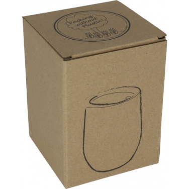 Logo trade promotional gift photo of: Stainless steel mug with wooden look BRIGHTON 380 ml