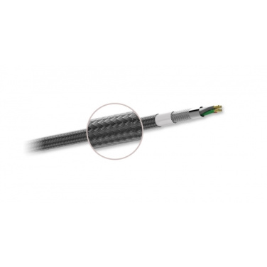 Logotrade promotional product picture of: Nylon data transfer cable LK30 Type - C Quick Charge 3.0