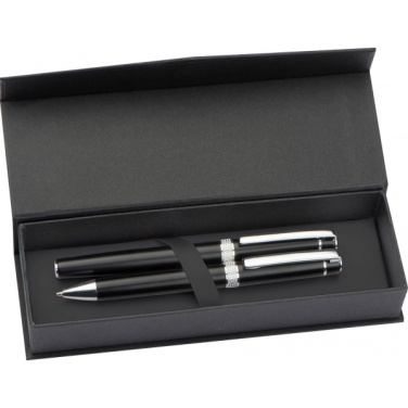 Logotrade promotional gift picture of: Metal writing set KARLOVAC
