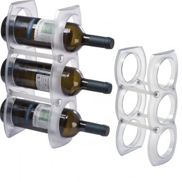Logotrade business gifts photo of: Plastic wine rack MONTEGO BAY