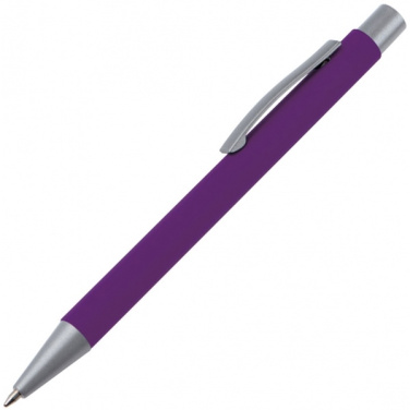 Logotrade promotional merchandise image of: Metal ballpen soft touch ABU DHABI