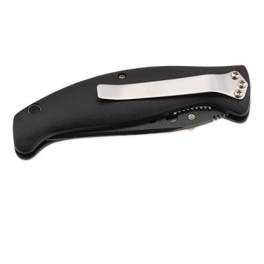 Logo trade promotional items picture of: Folding knife STYX Schwarzwolf