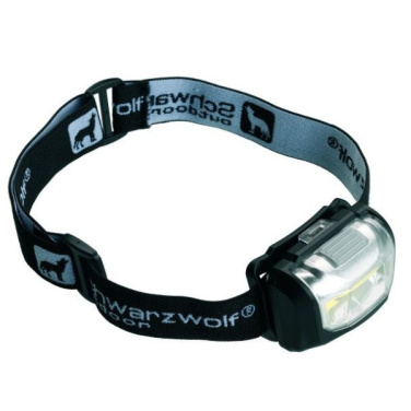 Logo trade promotional merchandise photo of: Head lamp TRONADOR Schwarzwolf