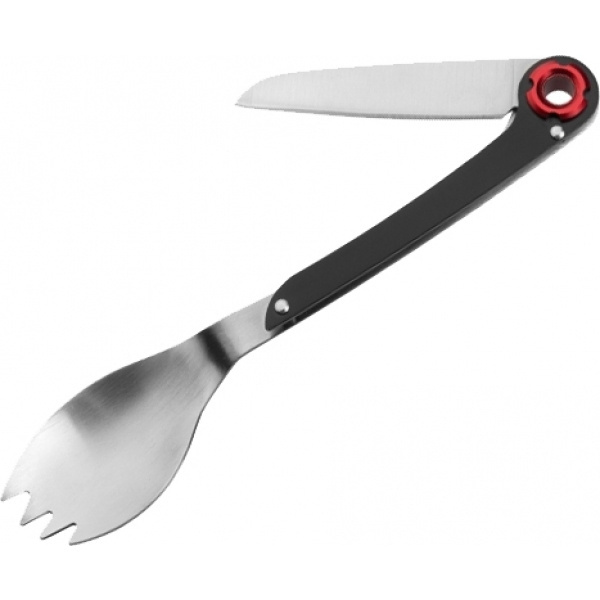 Logo trade promotional gift photo of: Multifunctional spoon LATEMAR Schwarzwolf