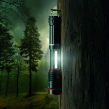 Logo trade promotional items image of: Flashlight BIWA Schwarzwolf