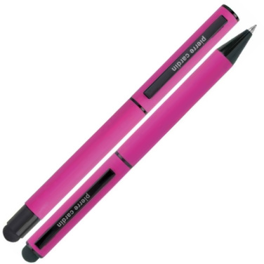 Logo trade advertising product photo of: Writing set touch pen, soft touch CELEBRATION Pierre Cardin