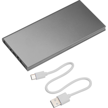 Logo trade promotional item photo of: Power bank 8 000 mAh WOLFSBERG