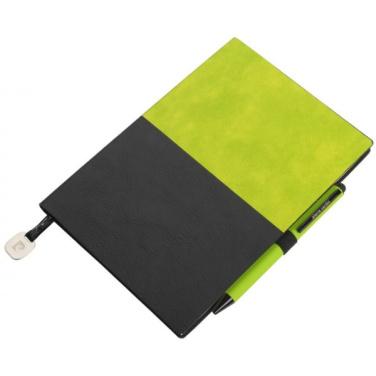 Logotrade promotional giveaway image of: Notepad A5 & ballpoint pen REPORTER Pierre Cardin
