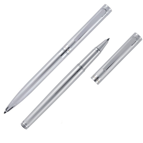Logotrade promotional product image of: Writing set ballpoint pen & roller RENEE Pierre Cardin