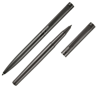Logo trade advertising product photo of: Writing set ballpoint pen & roller RENEE Pierre Cardin