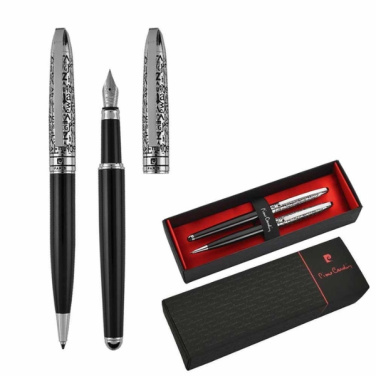 Logotrade promotional gift image of: Writing set ballpoint pen & fountain pen JACQUES Pierre Cardin