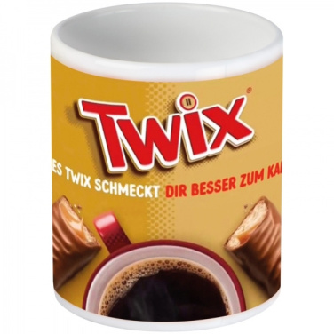 Logo trade advertising product photo of: Classic coffee mug for allover print VIESTE 300 ml