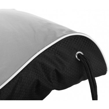 Logo trade corporate gift photo of: Drawstring bag DENISON Schwarzwolf