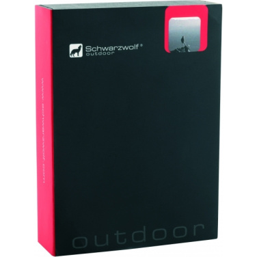 Logotrade promotional merchandise picture of: Ecological lighter SANFORD Schwarzwolf