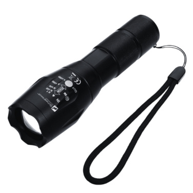 Logotrade promotional merchandise photo of: Flashlight DELGADA Schwarzwolf