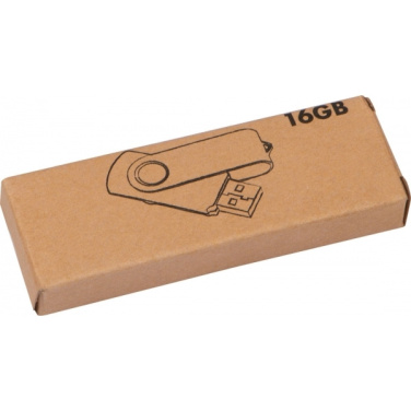 Logo trade business gifts image of: USB stick 16GB TWISTER