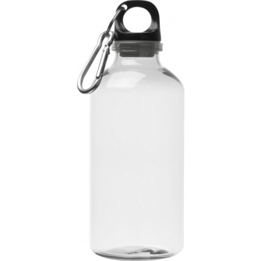 Logo trade promotional merchandise image of: Recycled PRT bottle MECHELEN 400 ml