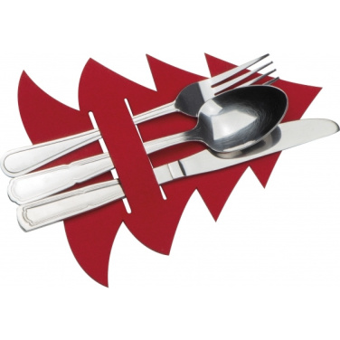 Logotrade advertising product image of: Cutlery pad in Christmas tree shape DUFFEL